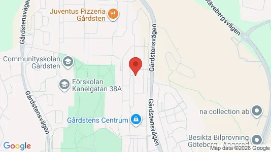 Apartments for rent i Angered - kort over placeringen