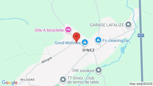 Rooms for rent i Houffalize - kort over placeringen