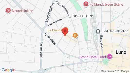 Apartments for rent i Lund - kort over placeringen