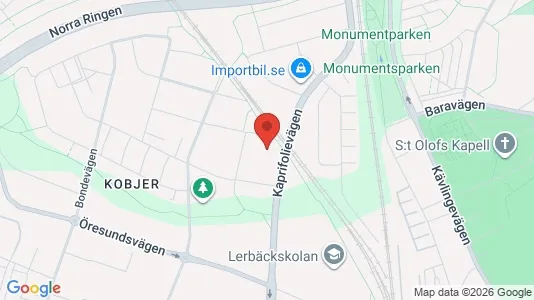 Apartments for rent i Lund - kort over placeringen