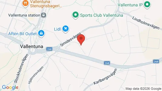 Apartments for rent i Vallentuna - kort over placeringen