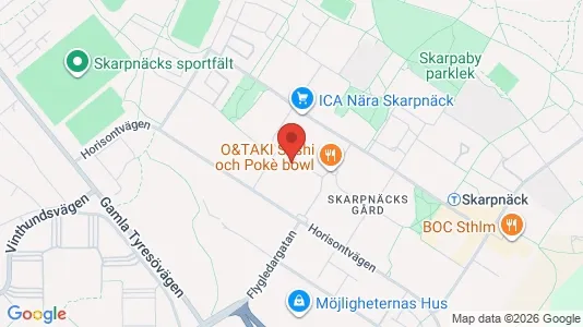 Apartments for rent i Stockholm South - kort over placeringen