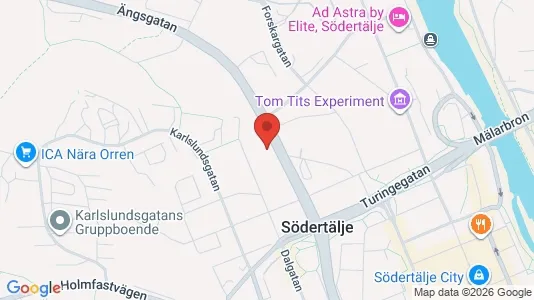 Apartments for rent i Södertälje - kort over placeringen