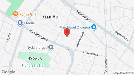 Apartments for rent i Sofielund - kort over placeringen