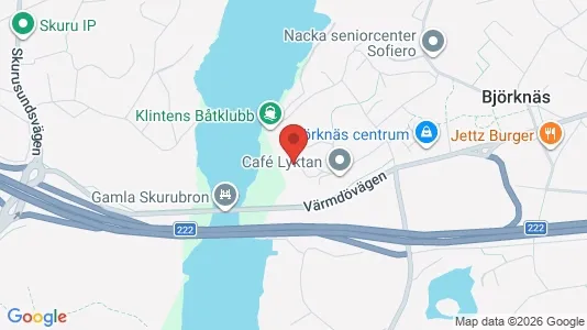 Apartments for rent i Nacka - kort over placeringen