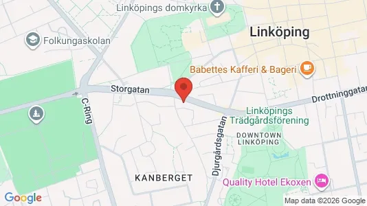 Apartments for rent i Linköping - kort over placeringen