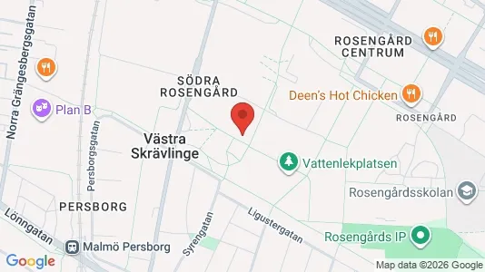 Apartments for rent i Rosengård - kort over placeringen