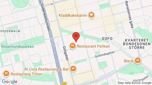 Apartments for rent i Södermalm - kort over placeringen