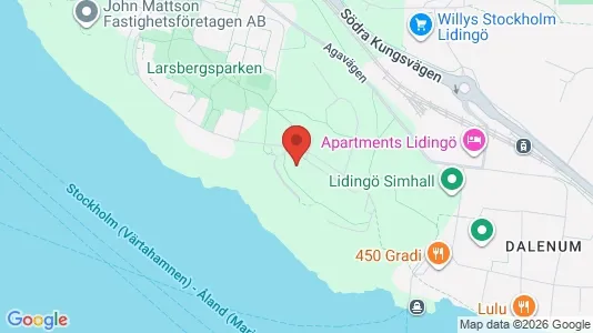 Apartments for rent i Lidingö - kort over placeringen