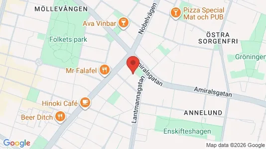 Apartments for rent i Sofielund - kort over placeringen