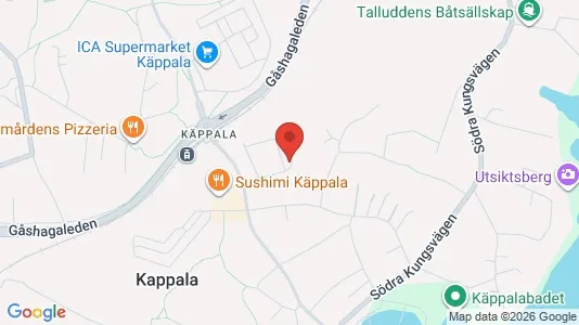 Apartments for rent i Lidingö - kort over placeringen