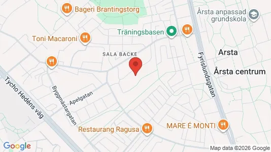 Apartments for rent i Uppsala - kort over placeringen