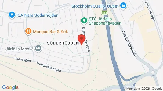 Apartments for rent i Järfälla - kort over placeringen