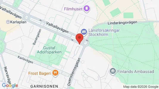 Apartments for rent i Gärdet/Djurgården - kort over placeringen