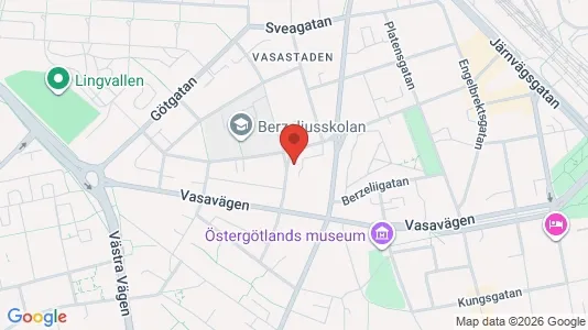 Apartments for rent i Linköping - kort over placeringen