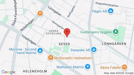 Apartments for rent i Sofielund - kort over placeringen