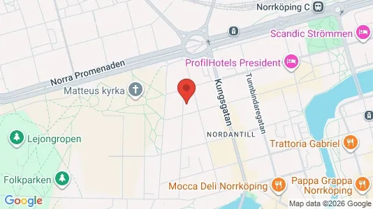 Apartments for rent i Norrköping - kort over placeringen