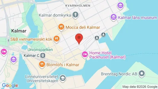 Apartments for rent i Kalmar - kort over placeringen