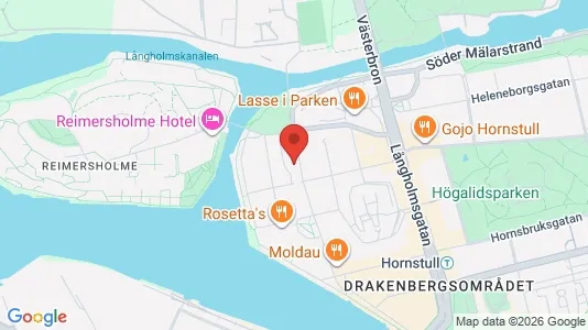 Apartments for rent i Södermalm - kort over placeringen