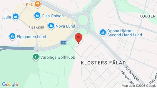 Apartments for rent i Lund - kort over placeringen