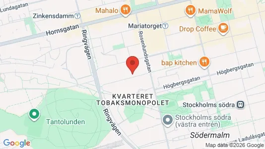 Apartments for rent i Södermalm - kort over placeringen
