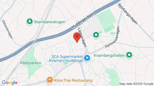 Apartments for rent i Huddinge - kort over placeringen