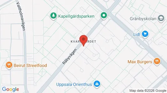 Apartments for rent i Uppsala - kort over placeringen
