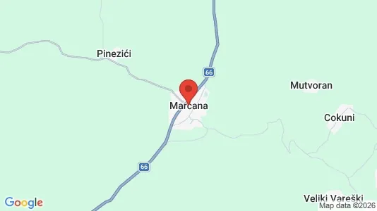 Apartments for rent i Marčana - kort over placeringen