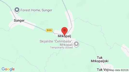 Apartments for rent i Mrkopalj - kort over placeringen
