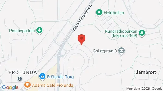 Apartments for rent i Gothenburg West - kort over placeringen