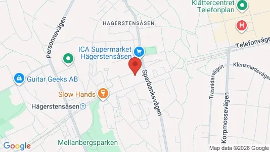Apartments for rent i Stockholm South - kort over placeringen