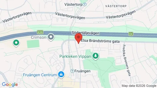 Apartments for rent i Stockholm South - kort over placeringen
