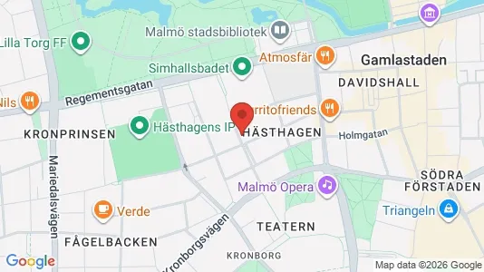 Apartments for rent i Malmö City - kort over placeringen