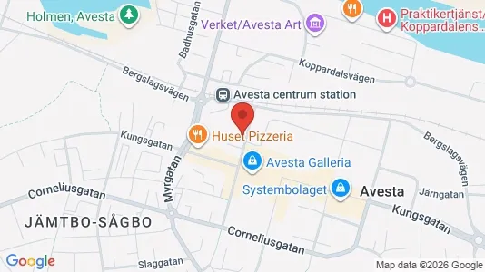 Apartments for rent i Avesta - kort over placeringen