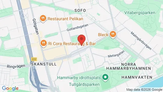 Apartments for rent i Södermalm - kort over placeringen