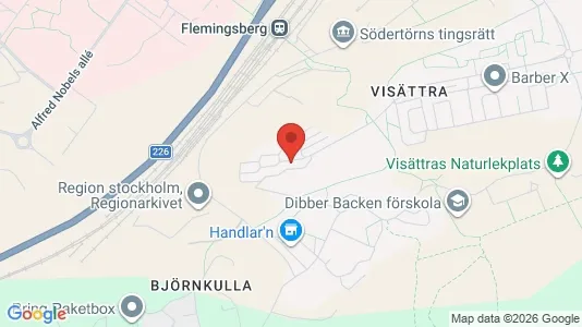 Apartments for rent i Huddinge - kort over placeringen