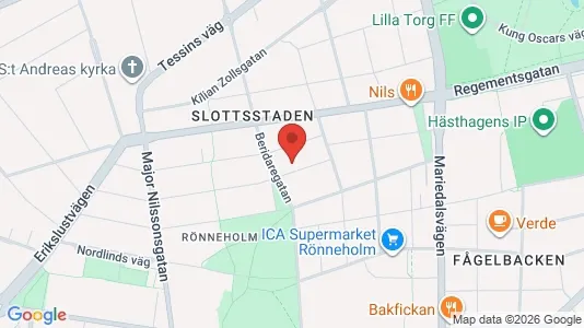 Apartments for rent i Malmö City - kort over placeringen