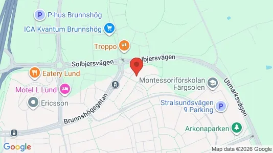 Apartments for rent i Lund - kort over placeringen