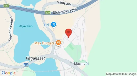 Apartments for rent i Huddinge - kort over placeringen