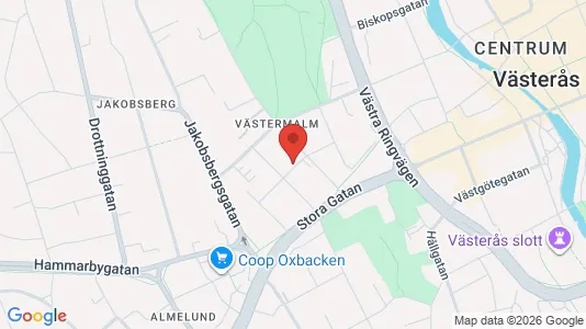 Apartments for rent i Västerås - kort over placeringen