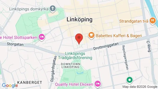 Apartments for rent i Linköping - kort over placeringen