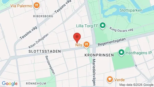 Apartments for rent i Malmö City - kort over placeringen
