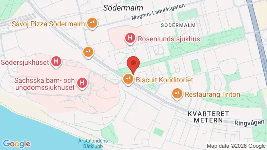 Apartments for rent i Södermalm - kort over placeringen