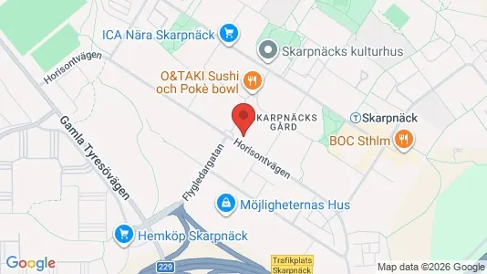 Apartments for rent i Stockholm South - kort over placeringen
