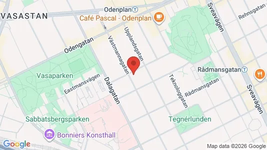 Apartments for rent i Vasastan - kort over placeringen