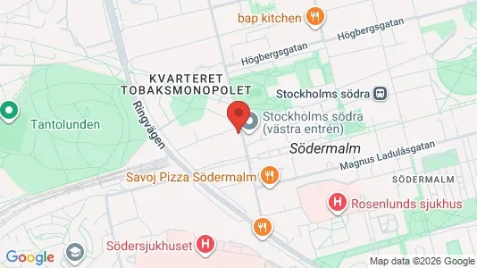 Apartments for rent i Södermalm - kort over placeringen