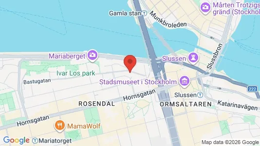 Apartments for rent i Södermalm - kort over placeringen