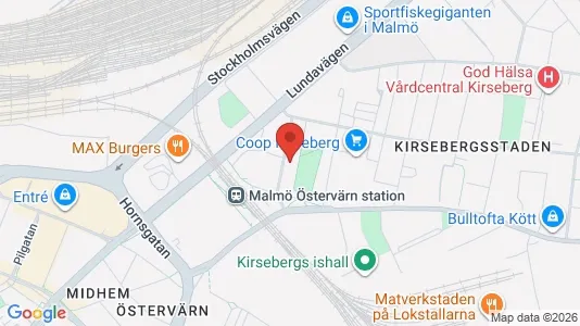 Apartments for rent i Kirseberg - kort over placeringen