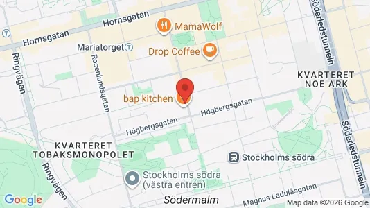 Apartments for rent i Södermalm - kort over placeringen