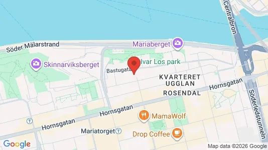 Apartments for rent i Södermalm - kort over placeringen